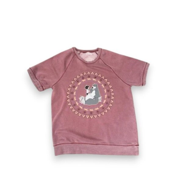 Disney “Jungle Book”- Mauve Graphic Sweatshirt Top Large Top - Picture 1 of 6